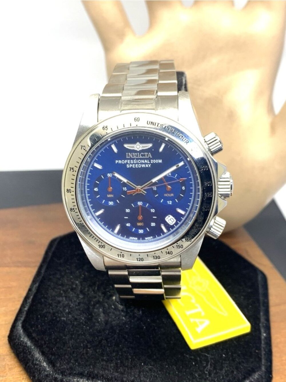 Invicta Men's Watch 27770 Speedway Chronograph Quartz Blue Dial Stainless Steel